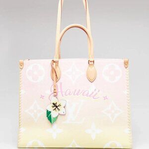 Louis Vuitton Light Pink Monogram Giant Canvas Hawaii By the Pool Onthego GM ...